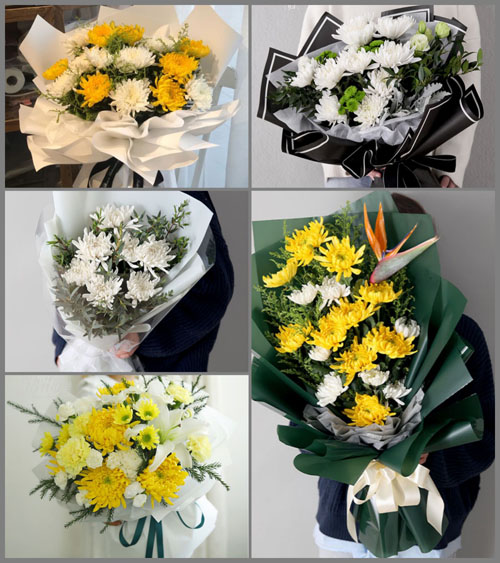 广东梅州市丰顺县汤南镇新铺村白事花束代送